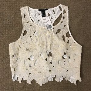 Forever 21 Floral Crop Top